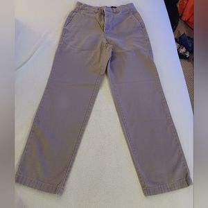 Dockers womens khaki flat front pants size 6 short khaki green